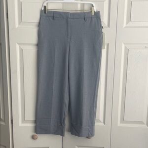 NWT Rachel Zoe Grey Wide Leg Cropped Trousers - #030